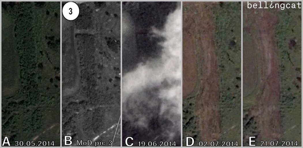 An example of incorrectly dated imagery used by the Russian Ministry of Defence