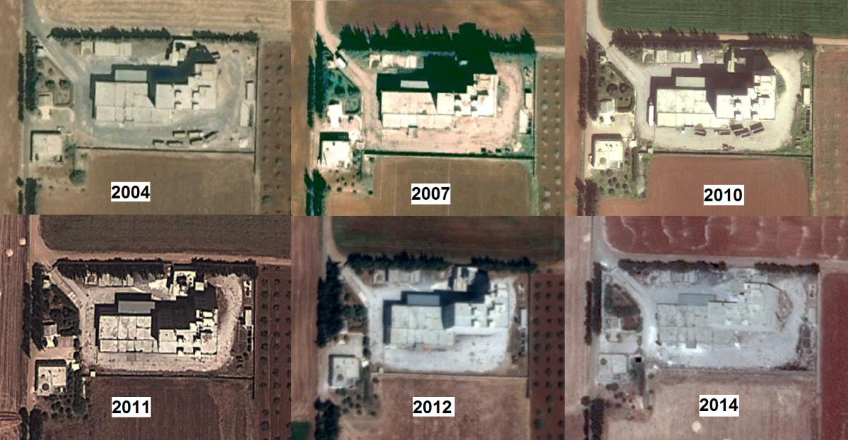 Older satellite imagery from the building from Google show not much has changed on the outside for at least 14 years.