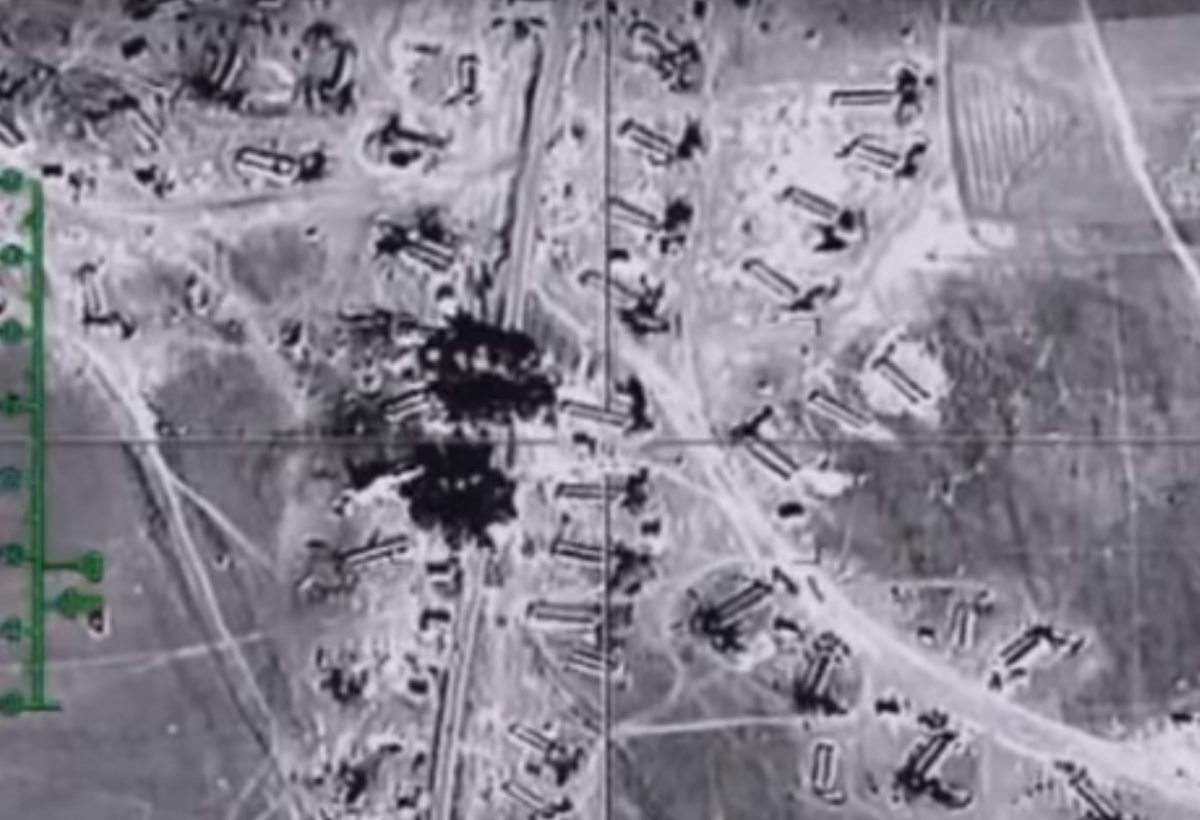 RuAF attacks on makeshift oil structures, February 2016