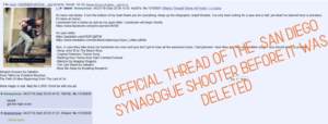 Ignore The Poway Synagogue Shooter’s Manifesto: Pay Attention To 8chan’s /pol/ Board